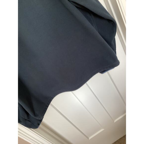 L.L. Bean Men’s Fleece Polartec Hooded Zip-Up Sweater Hiking Outdoor Navy SZ XL - Picture 8 of 11